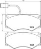 DON CVP065 Brake Pad Set, disc brake